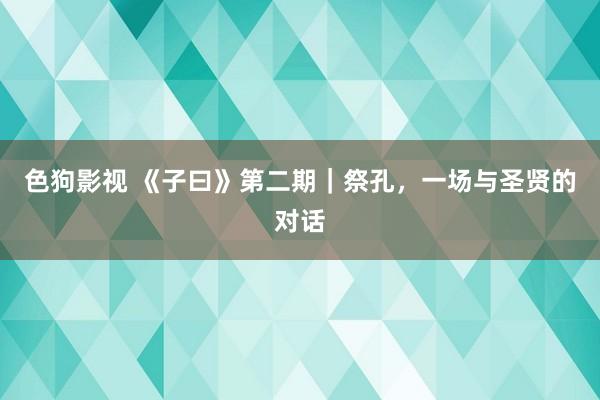 色狗影视 《子曰》第二期｜祭孔，一场与圣贤的对话