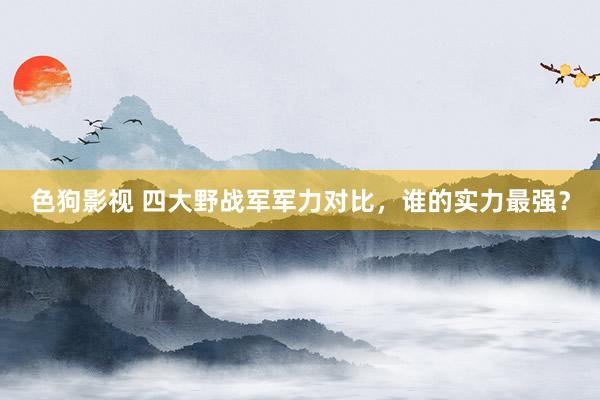 色狗影视 四大野战军军力对比，谁的实力最强？