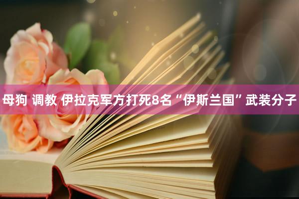 母狗 调教 伊拉克军方打死8名“伊斯兰国”武装分子