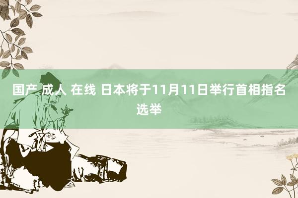 国产 成人 在线 日本将于11月11日举行首相指名选举